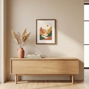 Portarretrato Madera Roble Claro 40cm x 50cm